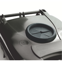 GREY WHEELIE BIN 120L BOTTLE LID LOCK
