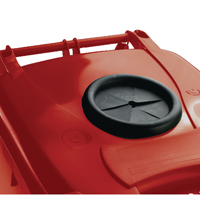 RED WHEELIE BIN 360L BOTTLE LID LOCK