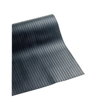 BROAD RIBBED BLACK 3MM 1200MMX10M MAT