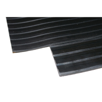 BLACK BROAD 3MM 900X1000MM RIBBED MAT