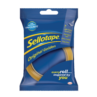 SELLOTAPE GOLDEN TAPE 24MMX50M PK6