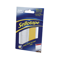 SELLOTAPE STICKY HOOK/LOOP STRIP 1445183