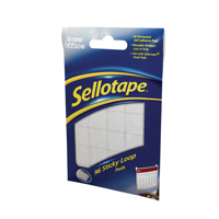SELLOTAPE STICKY LOOP PADS PK96