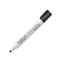 STAEDTLER LUMO 351 DRYWIPE BLACK 10 PK