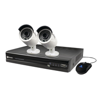 SWANN 4 CHANNEL 2 CAMERAS NVR CCTV KIT