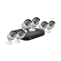 SWANN 8 CHANNEL 6 CAMERA DVR CCTV KIT