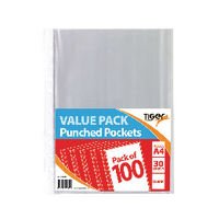 A4 PUNCHED POCKETS PK1000
