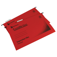 REXEL CRYSTALFILE FLEXI FS RED PK50