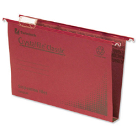 REXEL CRYSTALFILE SUSP FILES FS RED P50