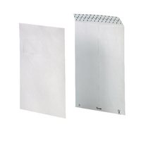 TYVEK WHITE C4 WINDOW P/S ENVELOPE PK100
