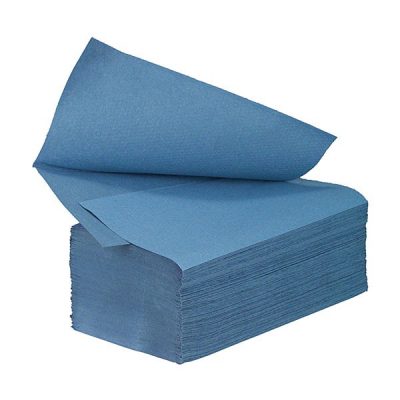 BLUE INTERFOLD HAND TOWEL 1 PLY (5000)