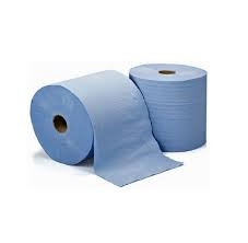 EMBOSSED BLUE CONTROLLED WIPING 6 ROLLS 150M