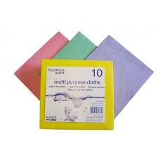 SWIFT RED MULTI PURPOSE CLOTHS (PACK OF 10)