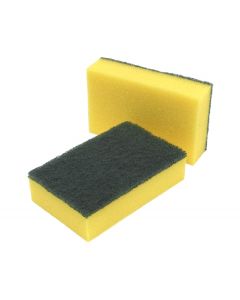 CATERING SPONGE SCOURERS (PACK OF 10)