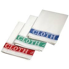 COTTON GLASS CLOTHS (PACK OF 10)