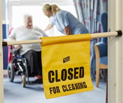 HANGING DOOR SAFETY SIGN