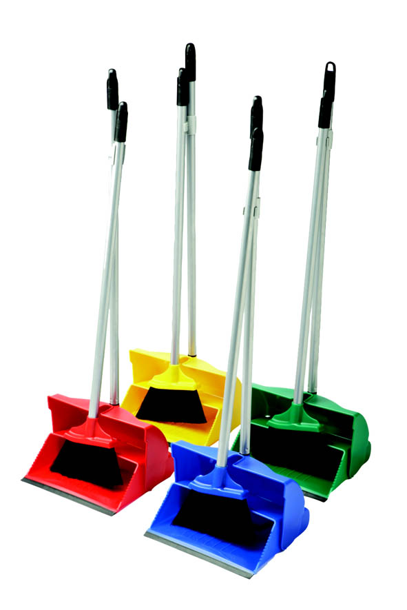 LONG HANDLED DUSTPAN & BRUSH SET