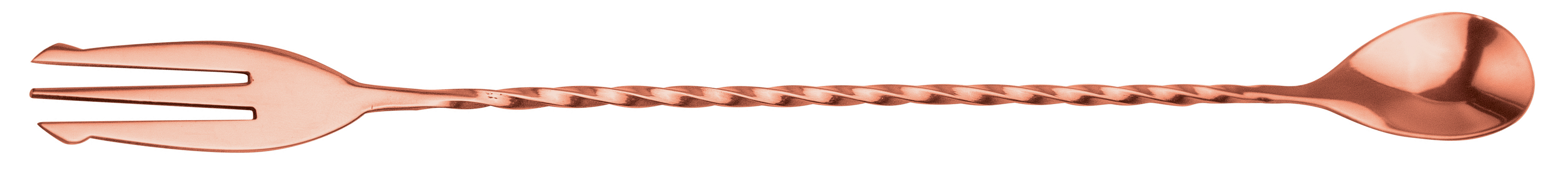 MEZCLAR COCKTAIL SPOON WITH FORK COPPER