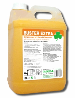 BUSTER LEMON BEADED HAND GEL 5 LITRE BOTTLE