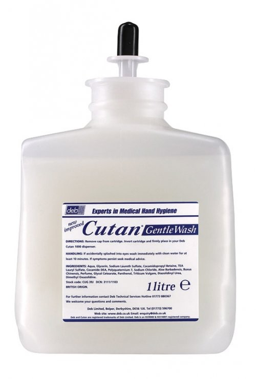 DEB CUTAN GENTLE HAND WASH 6 X 1 LITRE