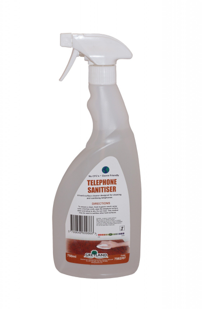 TELEPHONE SANITISER 750ML SPRAY