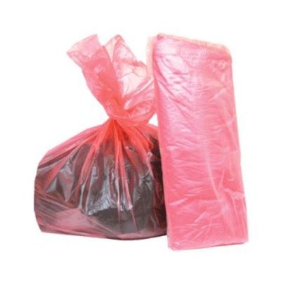 RED SOLUBLE STRIP LAUNDRY BAGS PK 200