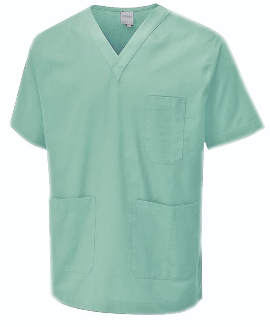 UC921 AQUA LARGE SCRUB TUNIC 