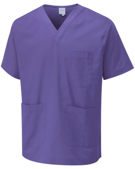 UC921 PURPLE 4XL SCRUB TUNIC 