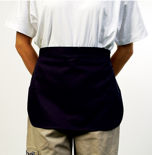 MONEY POCKET BLACK APRON