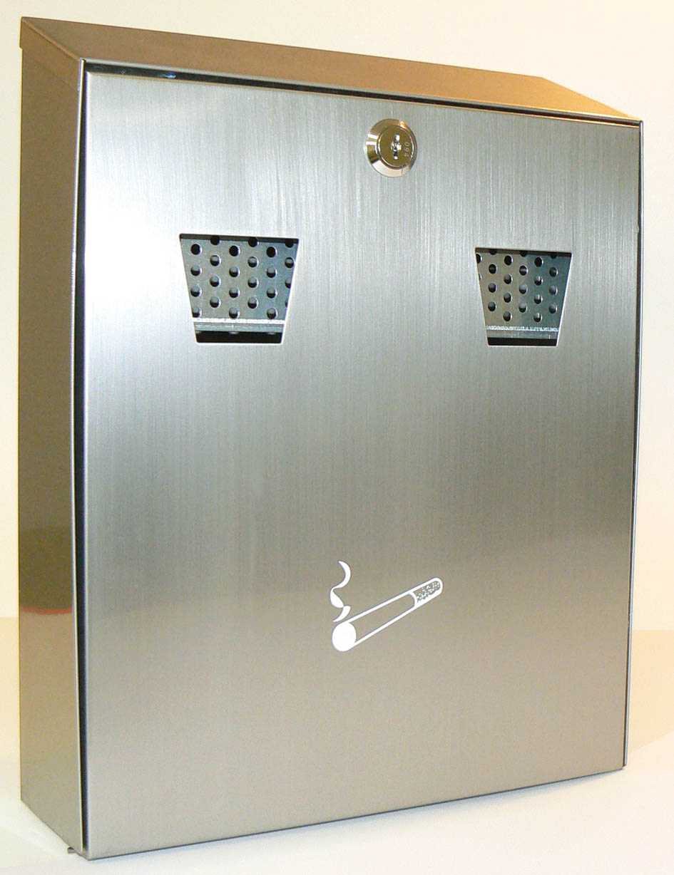 ASHBIN - STAINLESS STEEL - WALL MOUNTED