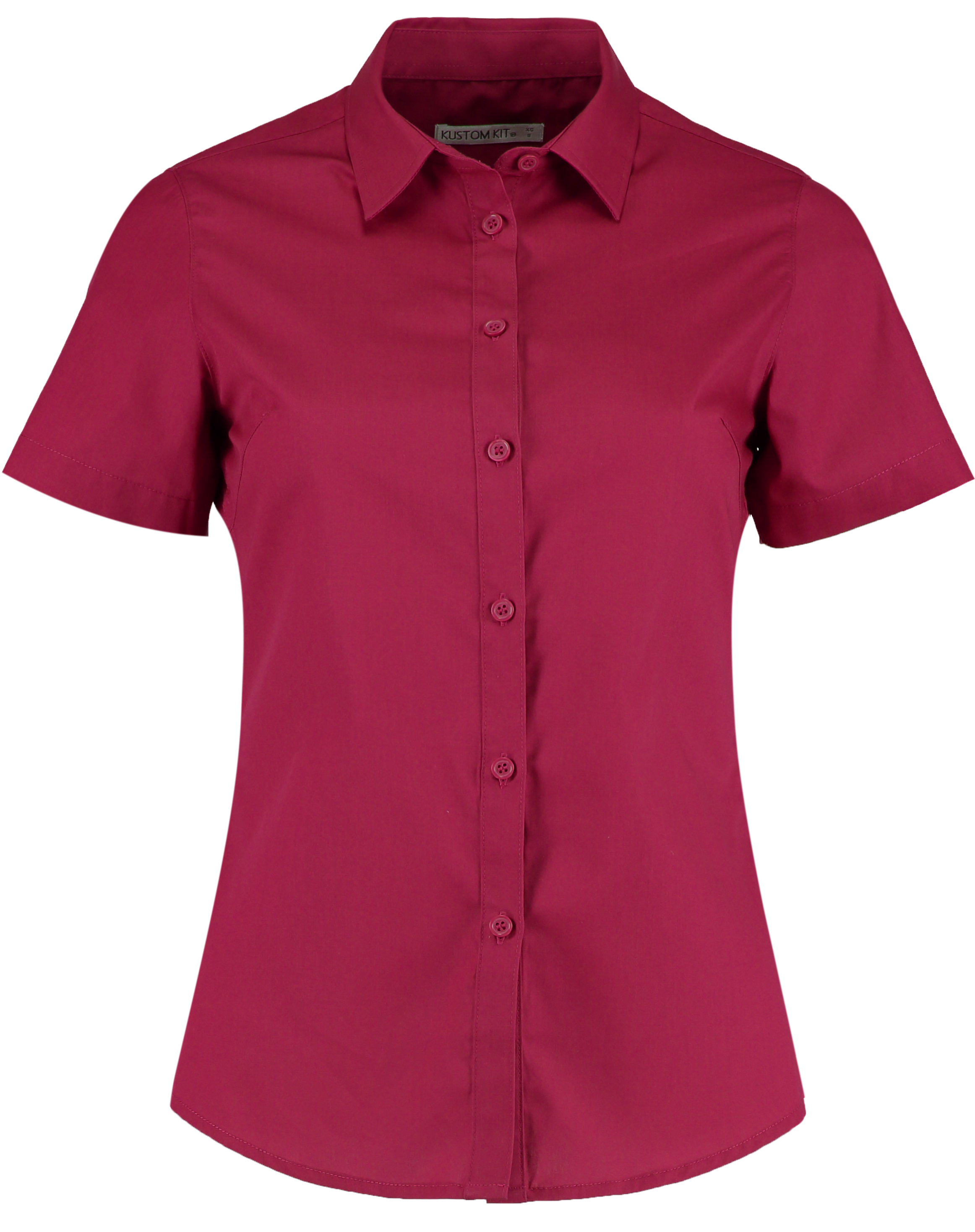 LADIES L/S SHIRT BURGUNDY SIZE 11