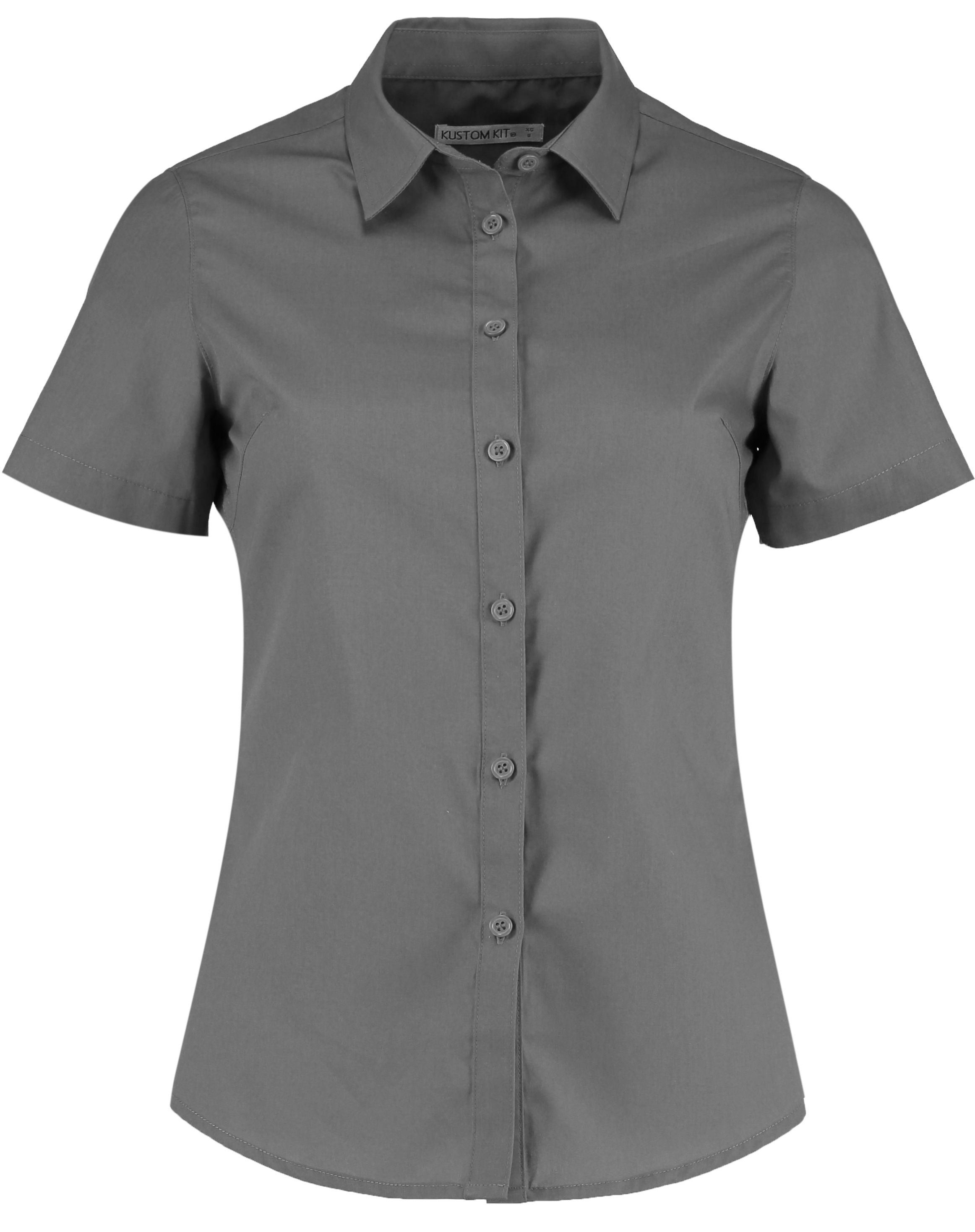 LADIES S/S SHIRT GREY SIZE 11