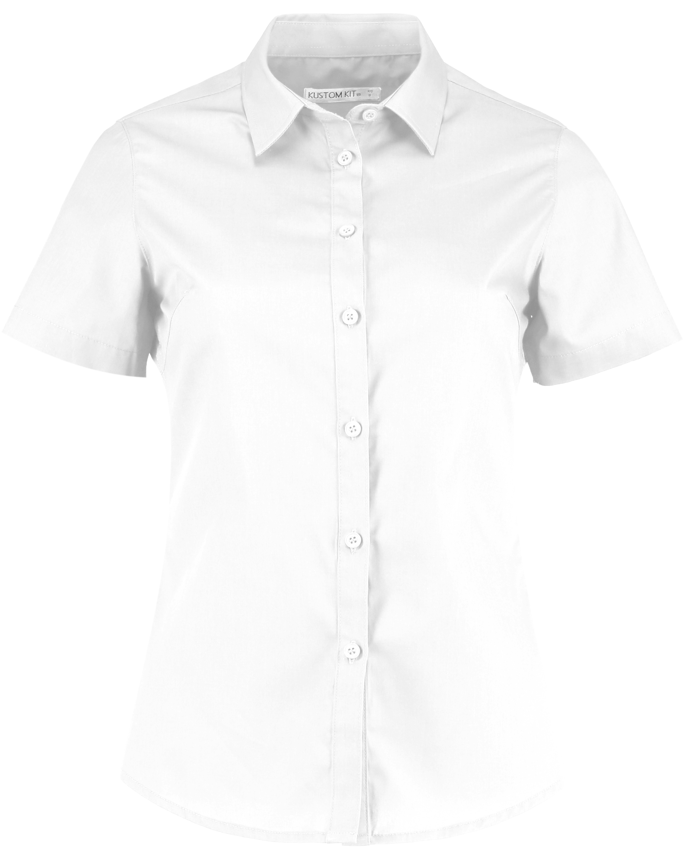 LADIES S/S SHIRT WHITE SIZE 18