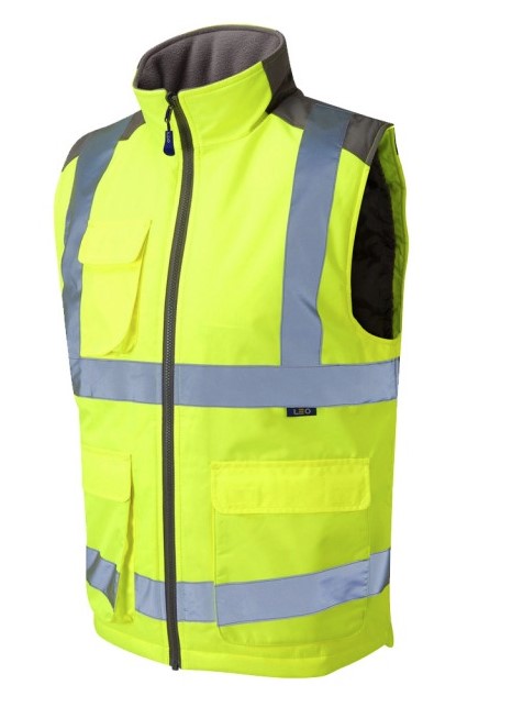 Class 2 Bodywarmer Yellow Large