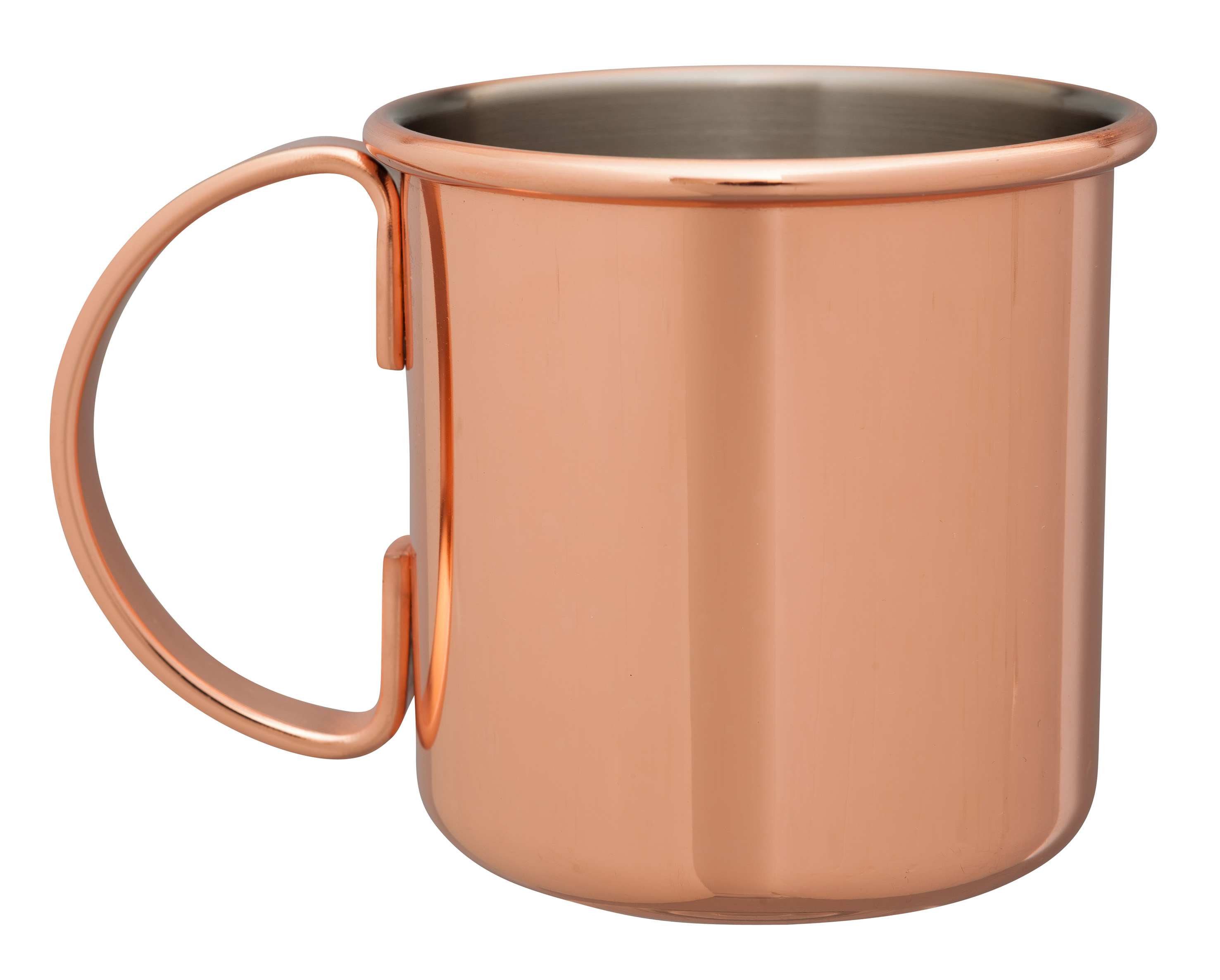 COPPER PLATED STRAIGHT SIDED MOSCOW MULE