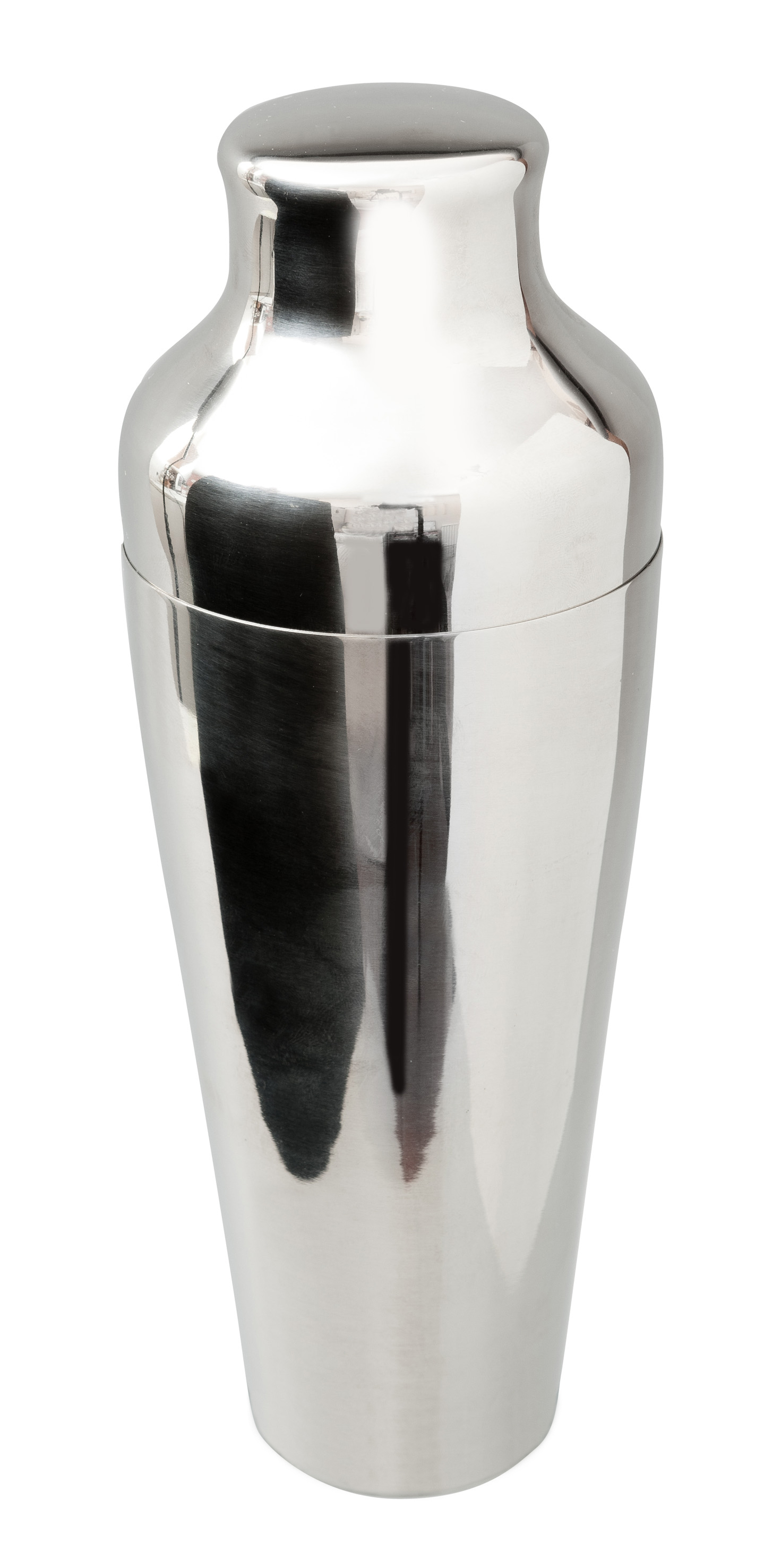 STAINLESS STEEL 2 PIECE ART DECO SHAKER