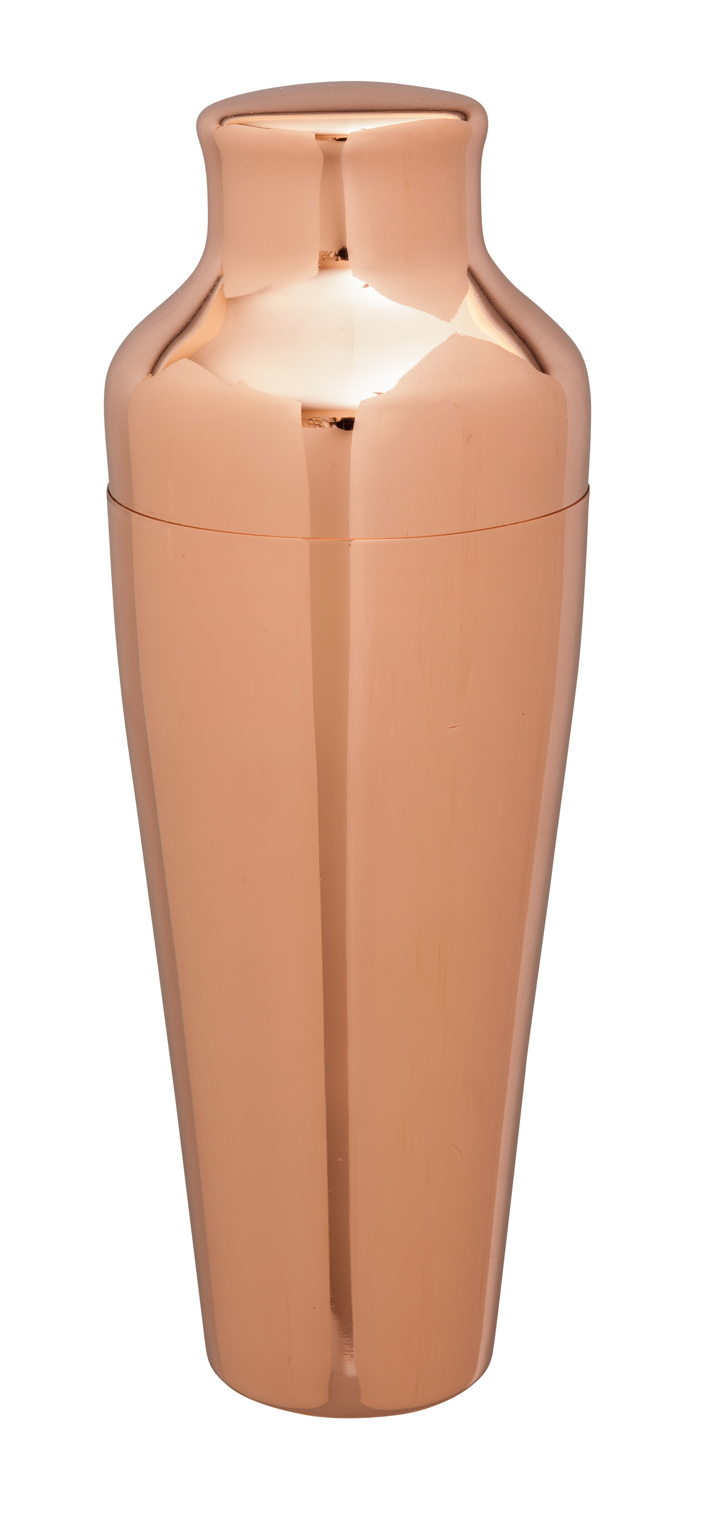 COPPER PLATED 2 PIECE ART DECO SHAKER