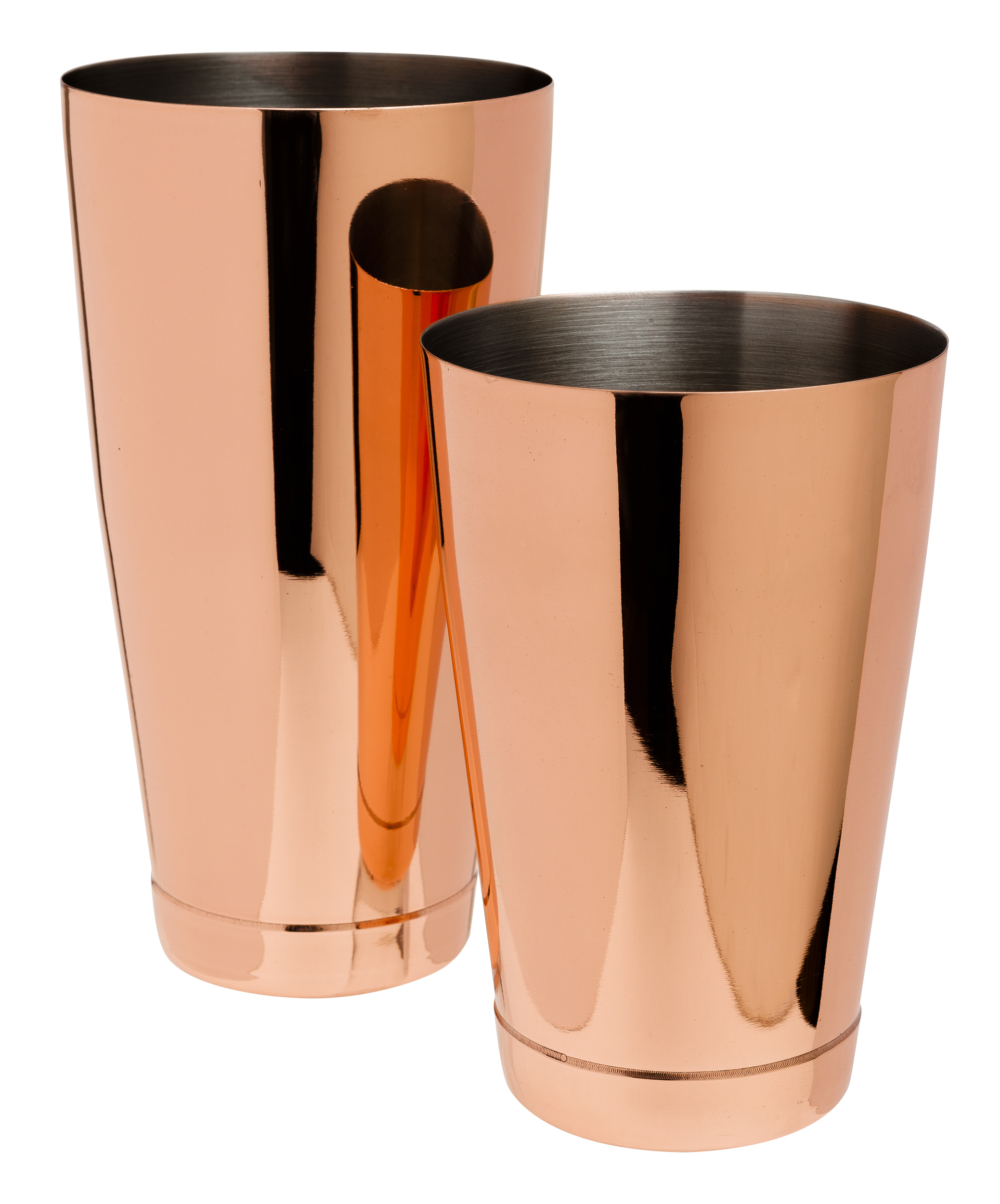 COPPER PLATED 28OZ/18OZ BOSTON CAN SET