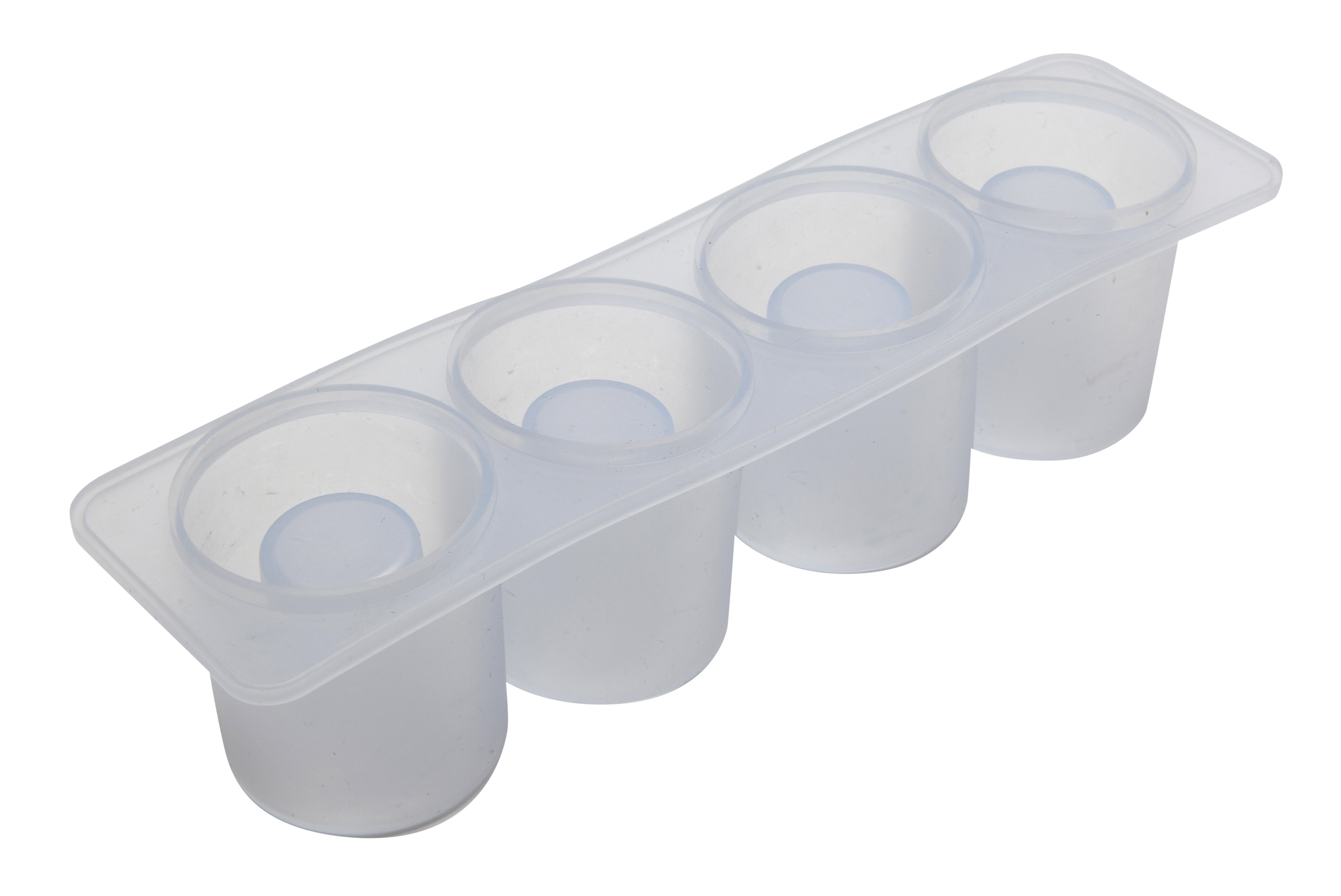 4 CAVITY SILICONE SHOT GLASS MOULD - CLE