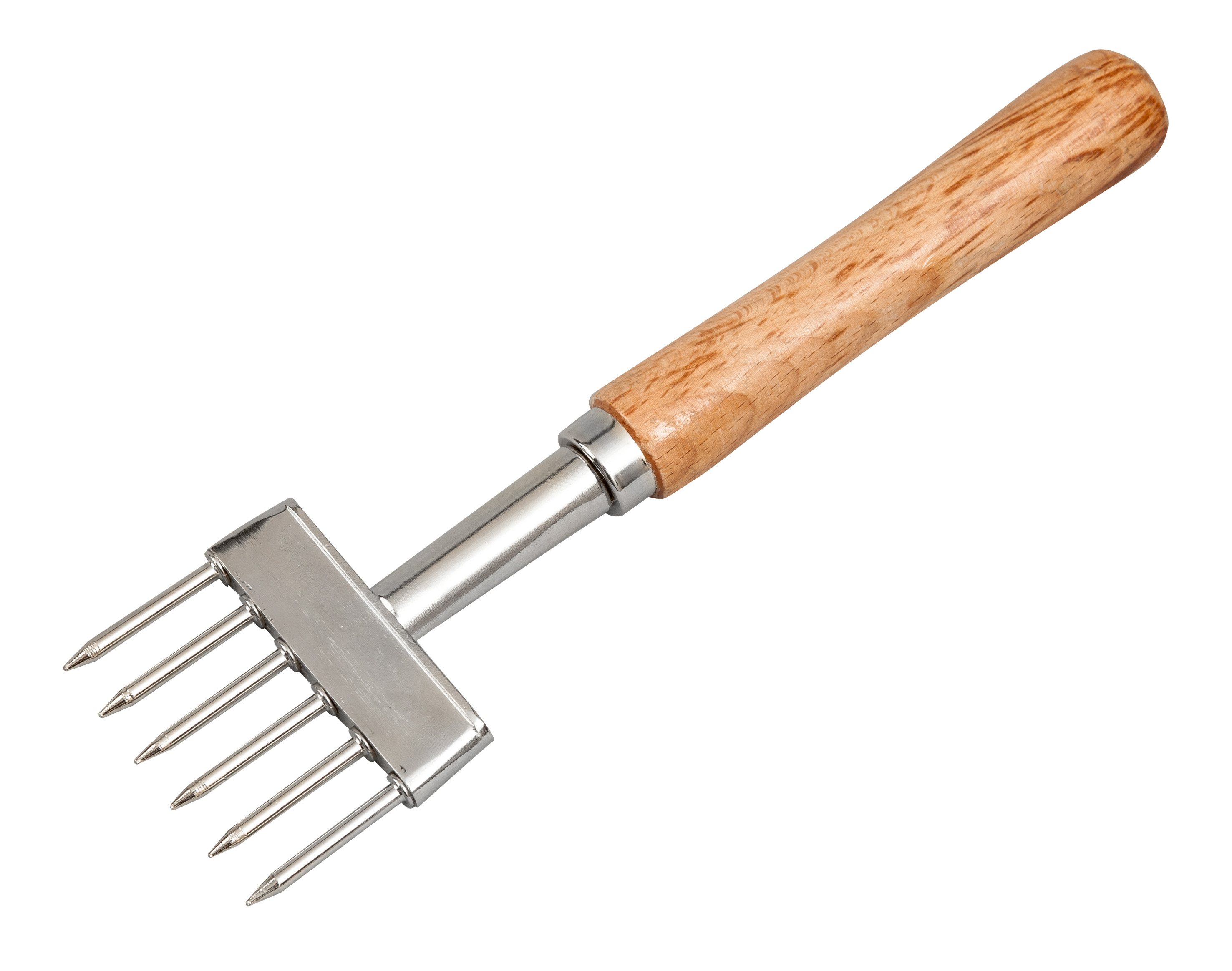 ICE CHIPPER WOODEN HANDLE 6 POINTS