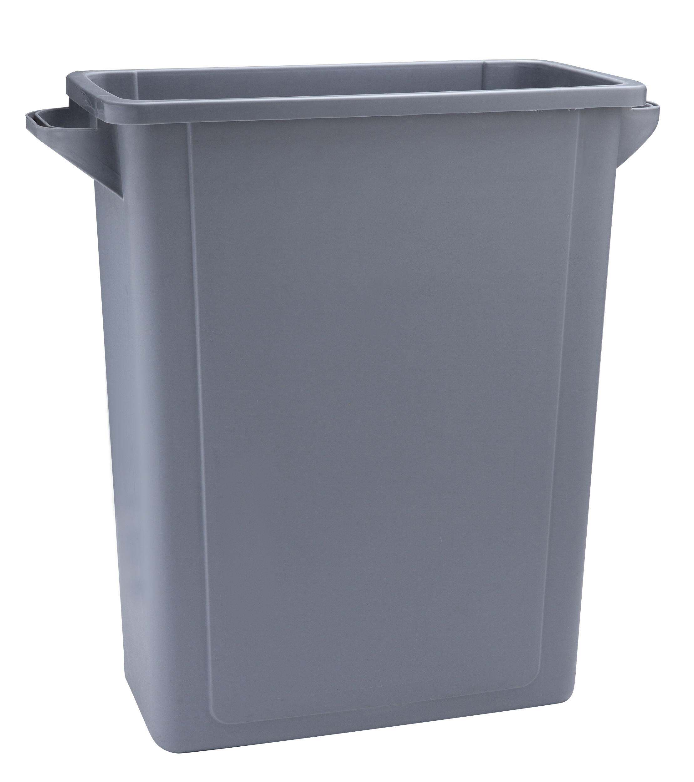 65 LITRE GREY SLIM RECYCLING BIN