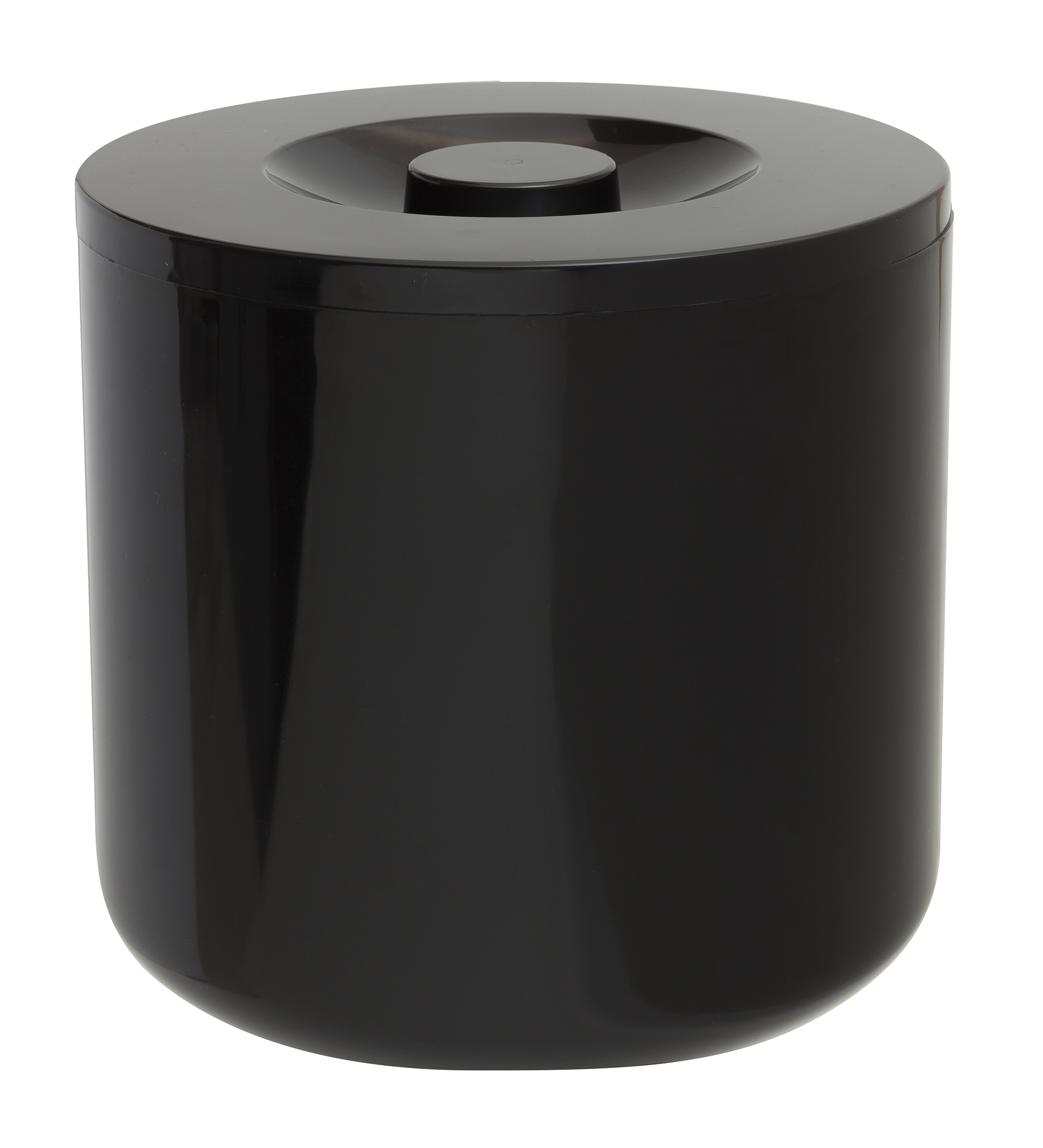 INSULATED ROUND ICE BUCKET BLACK 7PT