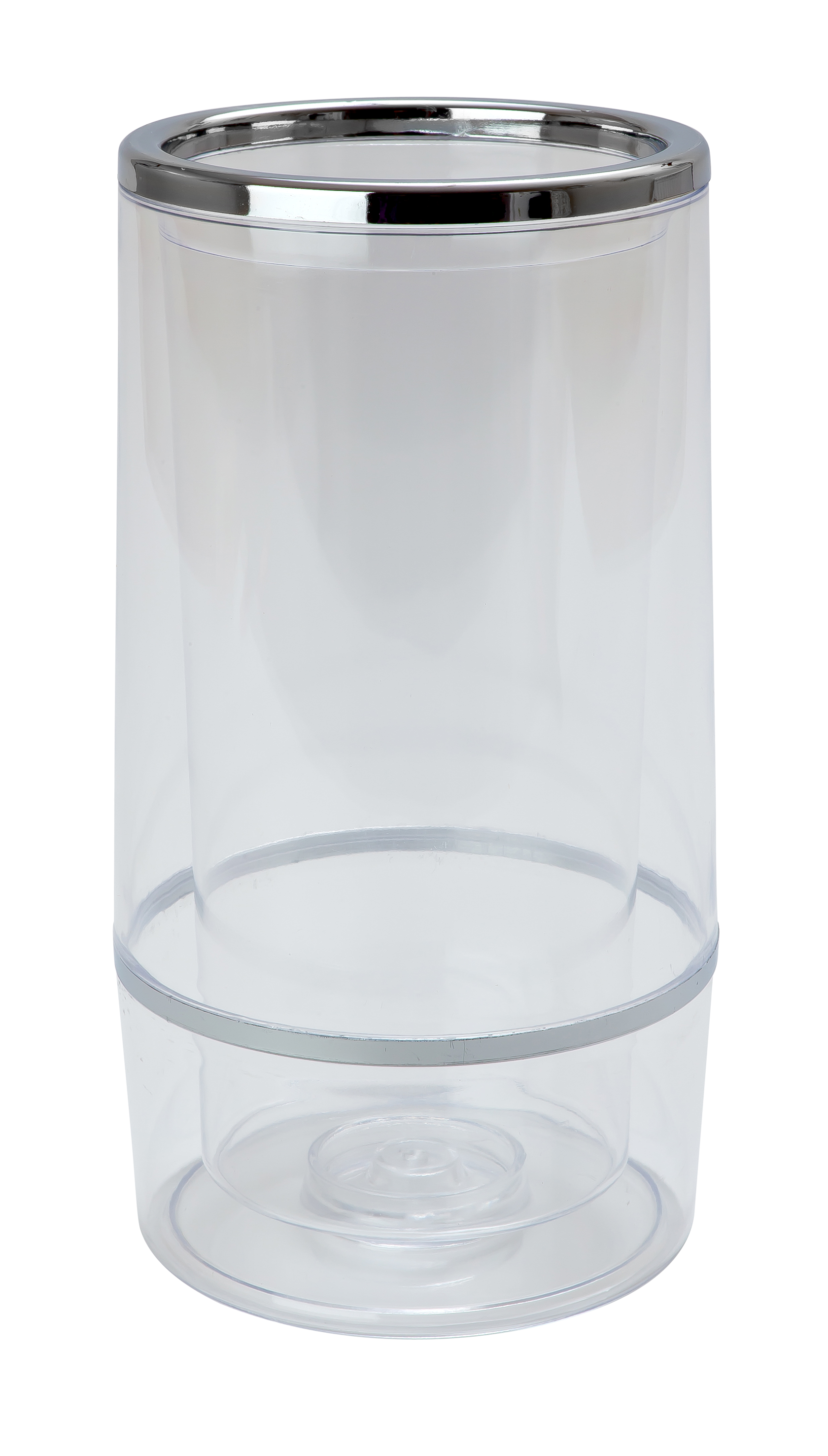 CLEAR PLASTIC WINE COOLER