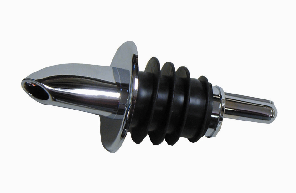 SHORT PLASTIC/CHR F/FLOW POURER (PK 10)