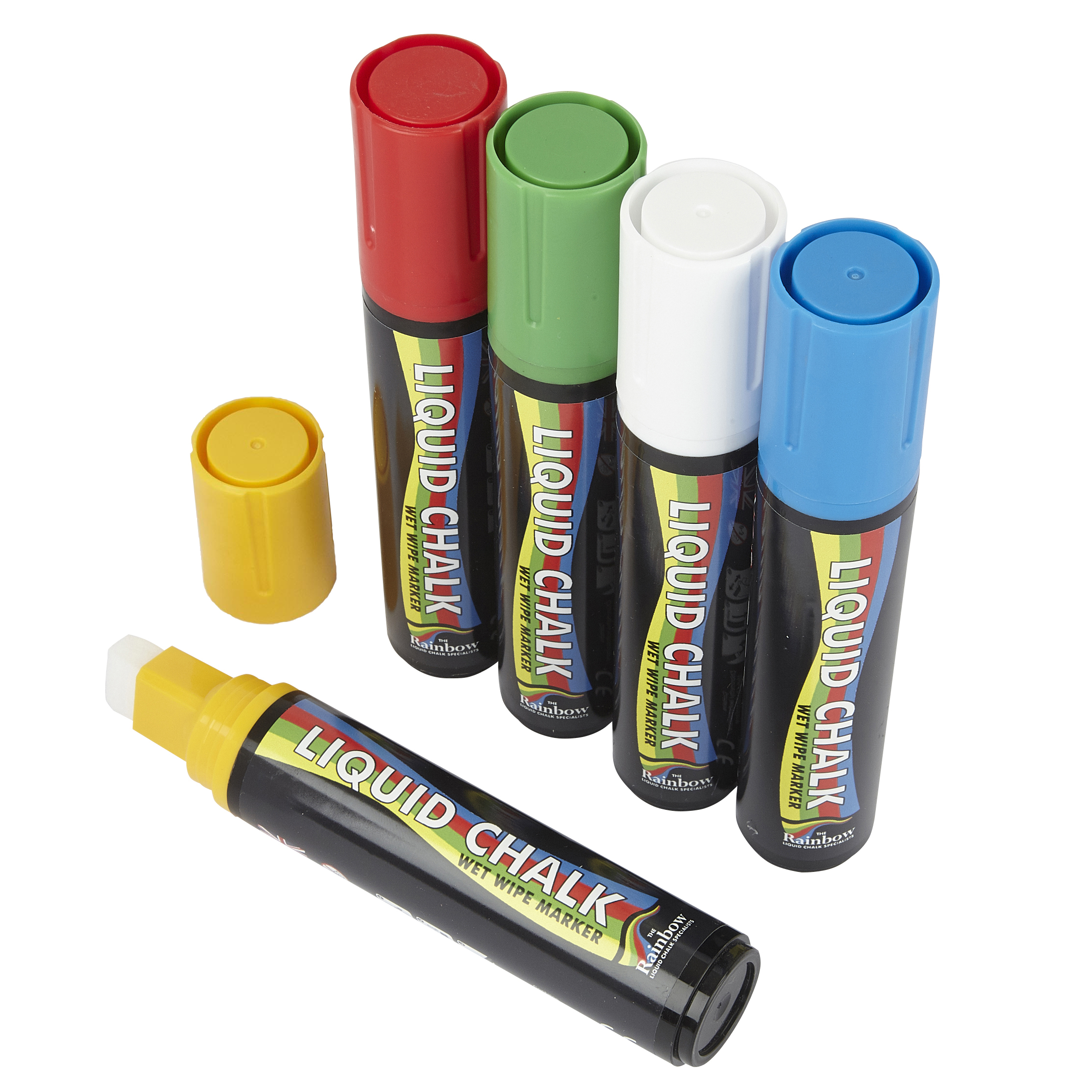 15MM LIQUID CHALK PEN PK 5 COLOUR