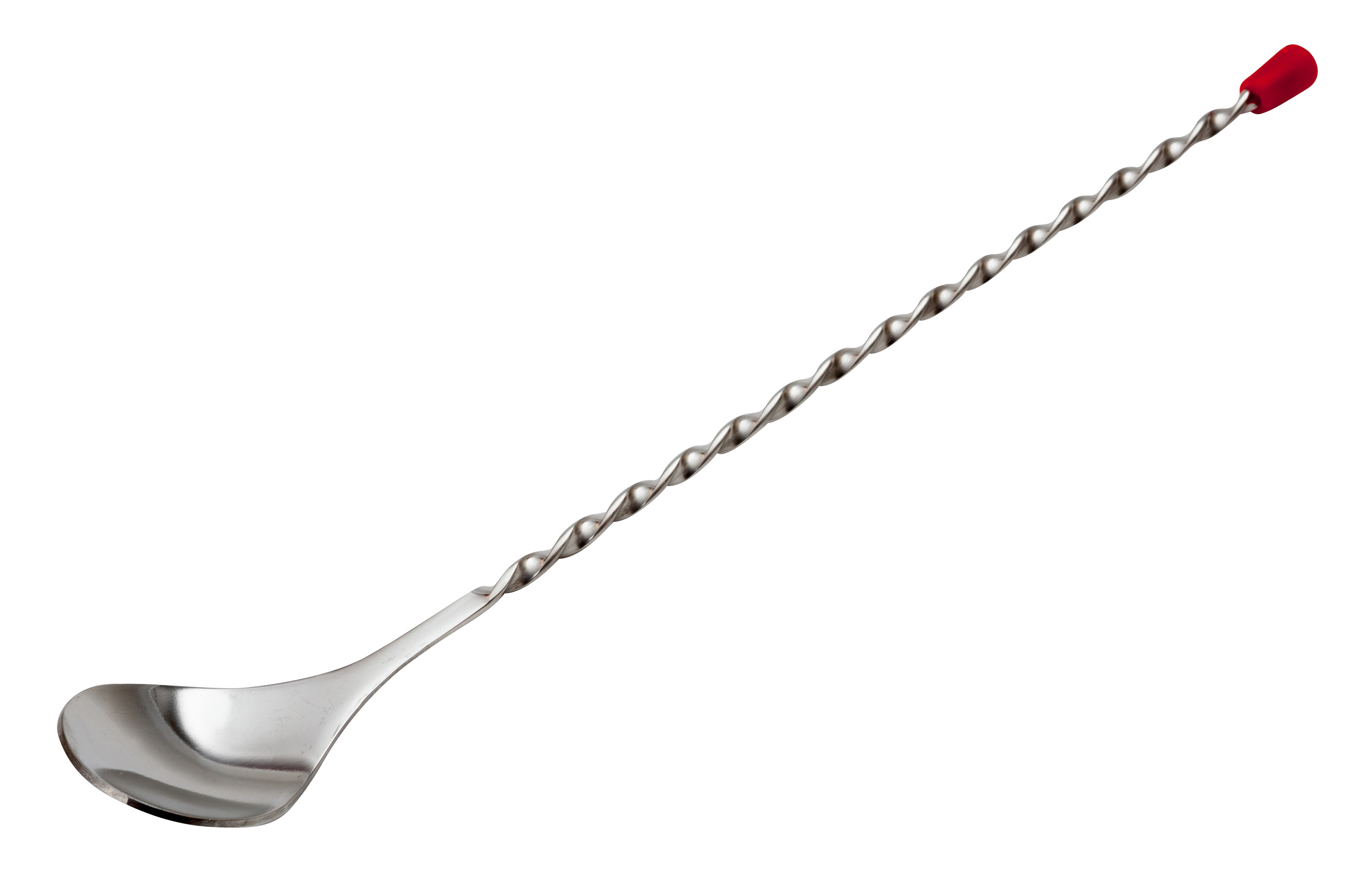 COCKTAIL SPOON WITH PLASTIC END