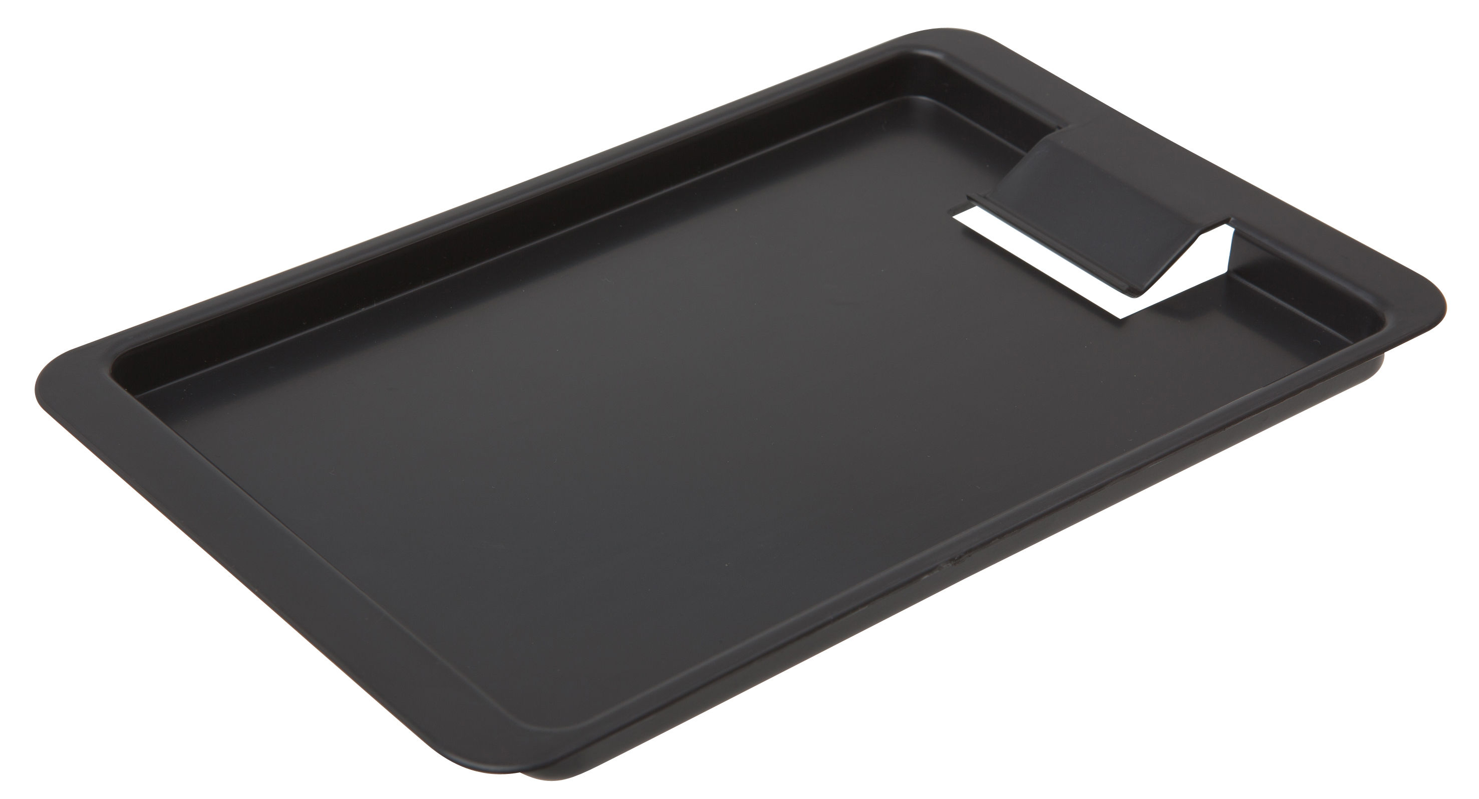 BLACK PLASTIC TIP TRAY WITH CLIP