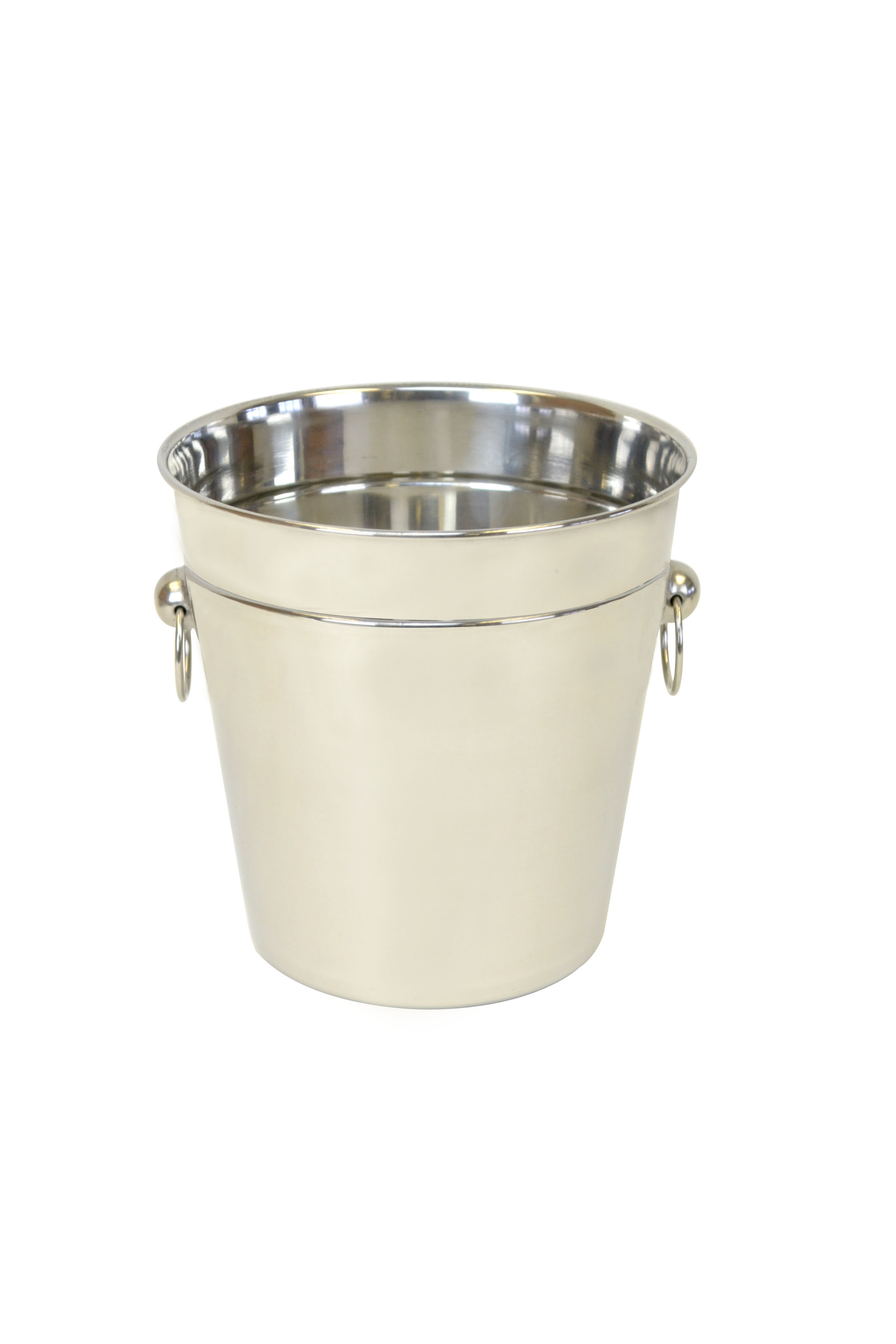 CHAMPAGNE BUCKET WITH RING HANDLES