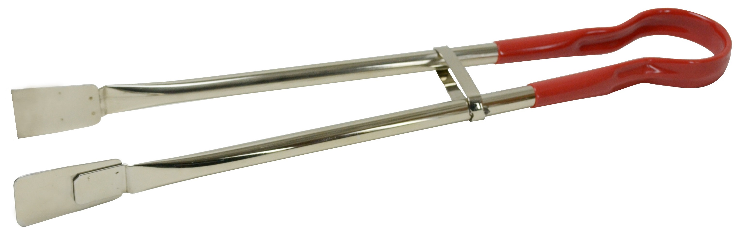 21" STEAK TONGS S/S RED