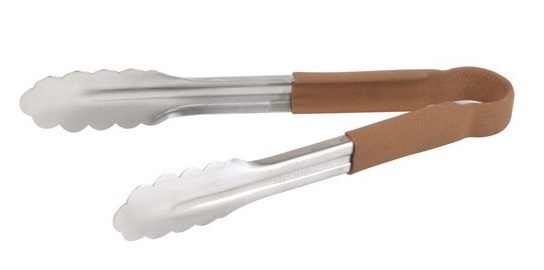9" UTILITY TONGS TAN